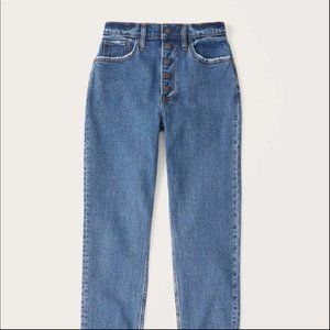 Abercrombie Curve Love High Rise Mom Jeans